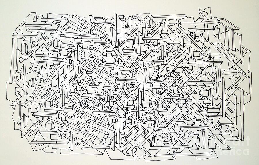 Urban Planning Drawing by Nancy Kane Chapman