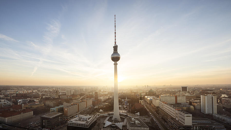 Urban skyline of Berlin Photograph by Rafael Dols
