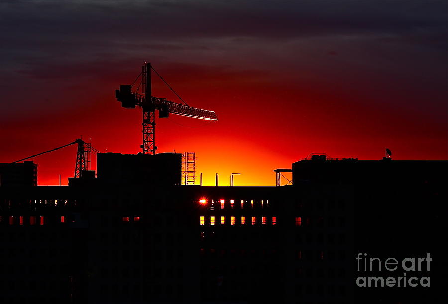 City Photograph - Urban Sunrise by Linda Bianic
