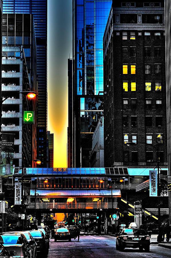 Urban Sunset Photograph by Richard Zentner