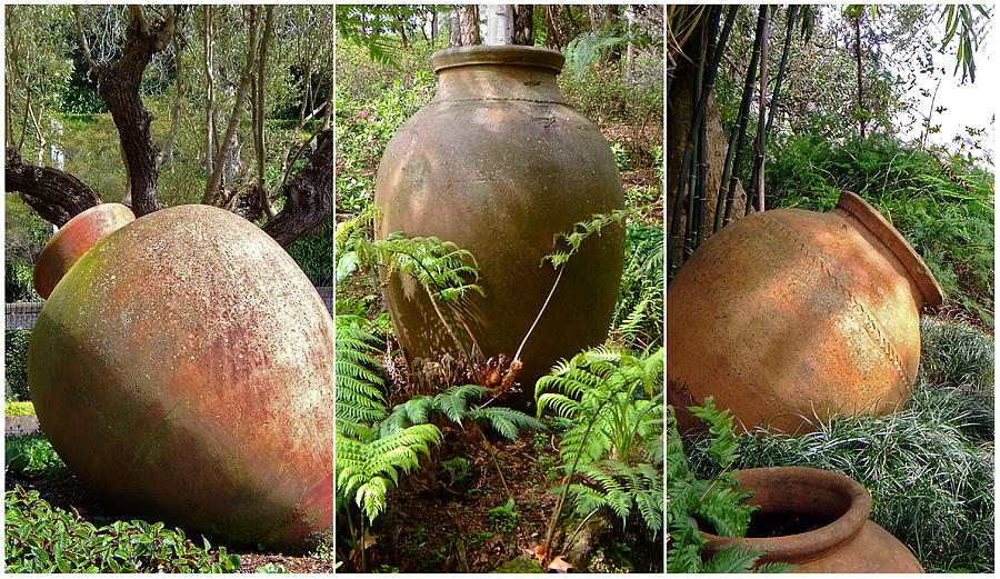 Giant Urns Triptych Photograph