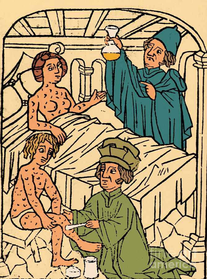 Uroscopy Patients With Syphilis 1497 Photograph by Science Source