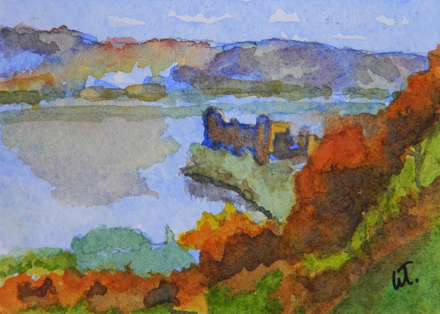 Urquhart Castle Painting by Warren Thompson