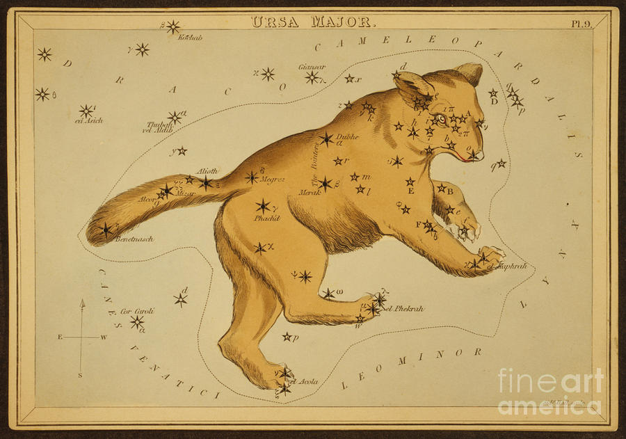 Ursa Major Constellation 1825 Photograph by Science Source