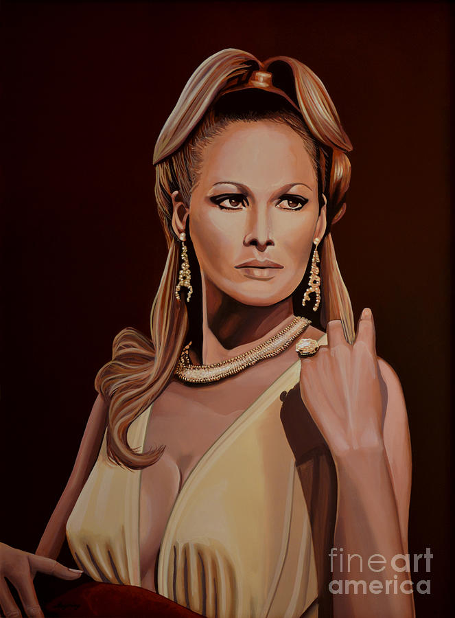Casino Royale Painting - Ursula Andress by Paul Meijering