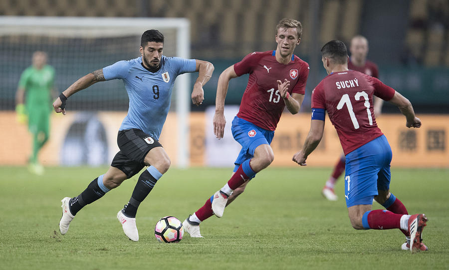 Uruguay v Czech Republic - 2018 China Cup International Football Championship Photograph by Fred Lee