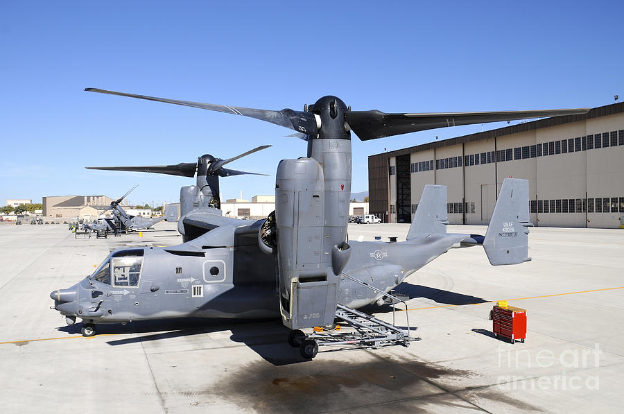 U.s. Air Force Cv-22b Osprey Photograph by Riccardo Niccoli - Fine Art ...