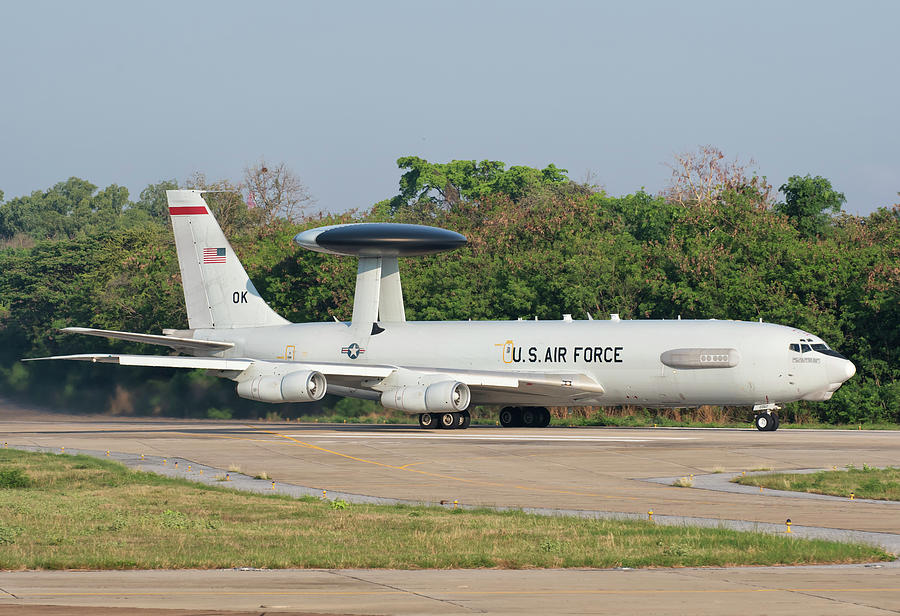 U S Air Force E 3 Awacs Photograph By Giovanni Colla