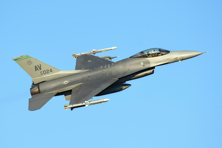 U.s. Air Force F-16c Block 40 Taking Photograph by Daniele Faccioli