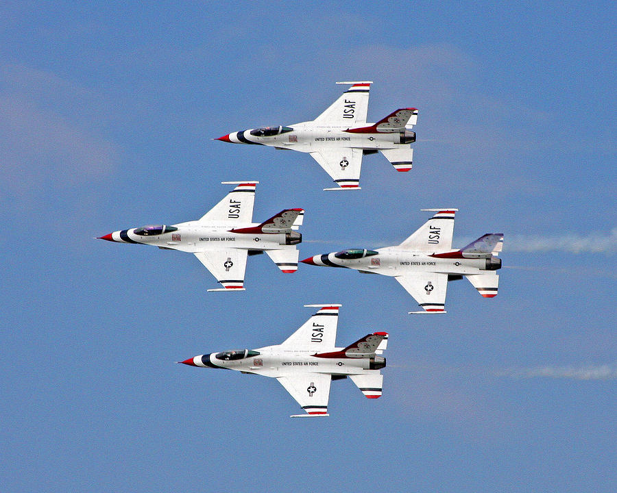 US Air Force Thunderbirds Photograph by John Freidenberg