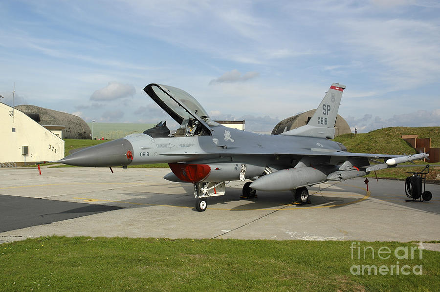 U.s. Air Forces Europe F-16cj Block 50 Photograph by Riccardo Niccoli ...