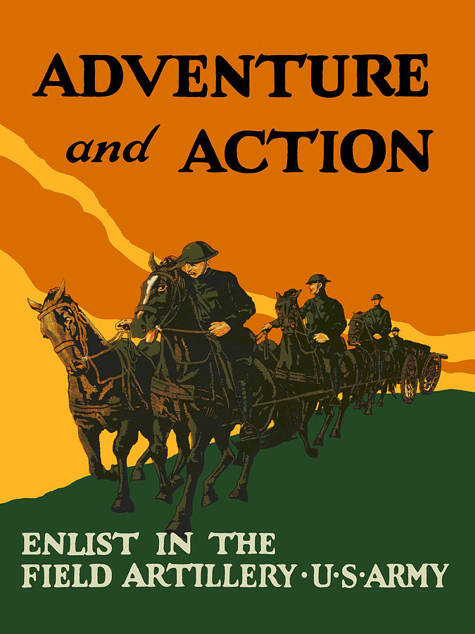 Army Digital Art - U.S. Army - Action And Adventure by God and Country Prints