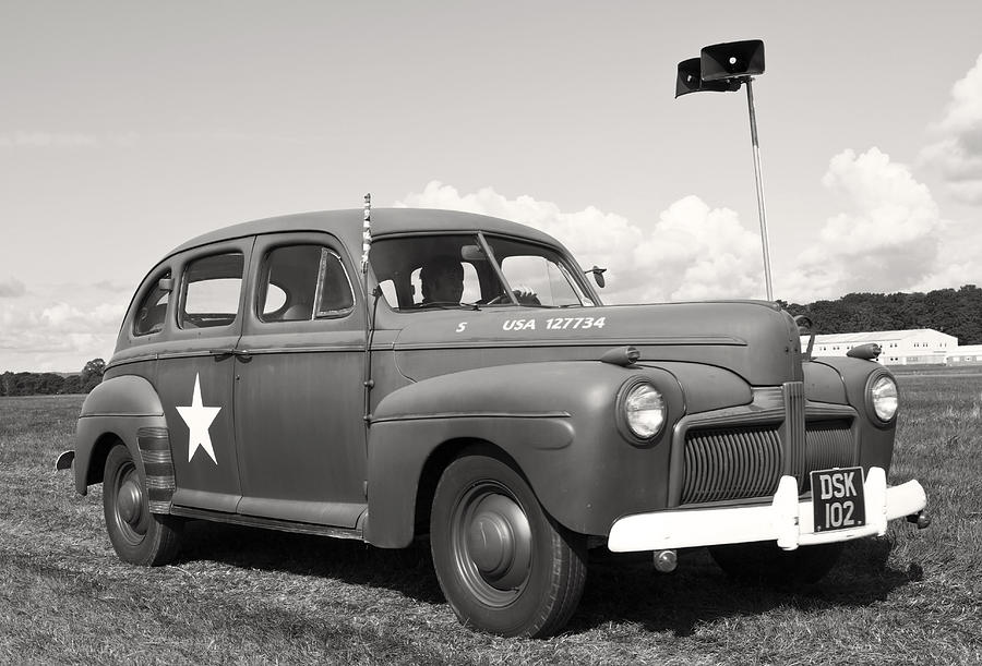 Us Army Ford Staff Car Photograph