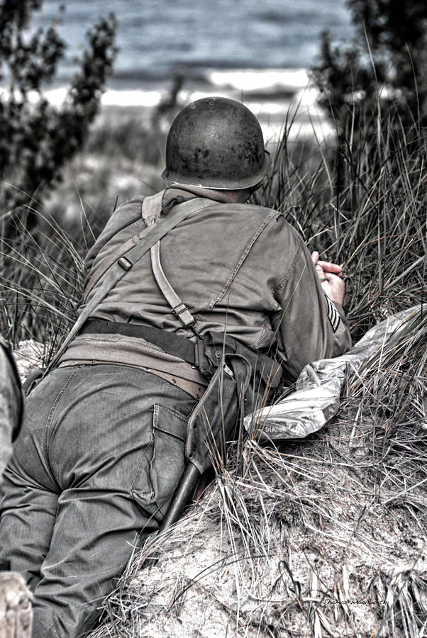 Fantasy Photograph - US Army WW II Soldier by Thomas Woolworth