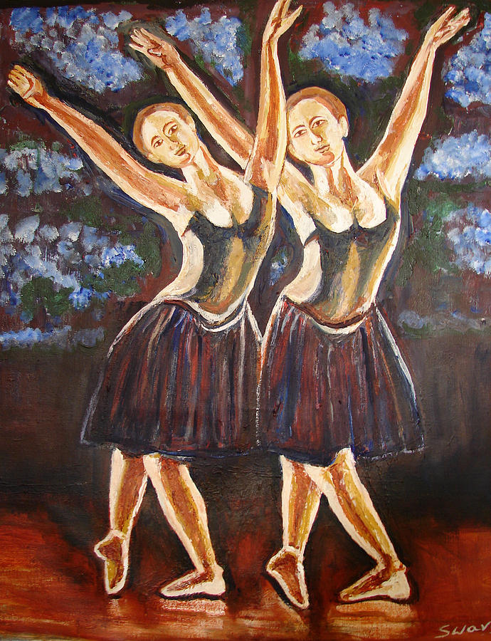 U.s Ballet Dance-12 Painting by Anand Swaroop Manchiraju