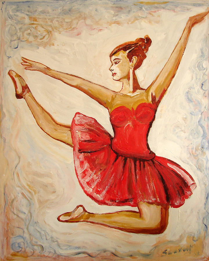 Us Ballet Dance-15 Painting by Anand Swaroop Manchiraju