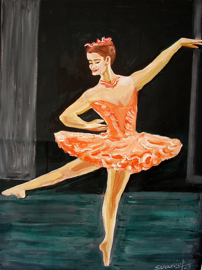 U.s Ballet Dance-4 Painting by Anand Swaroop Manchiraju
