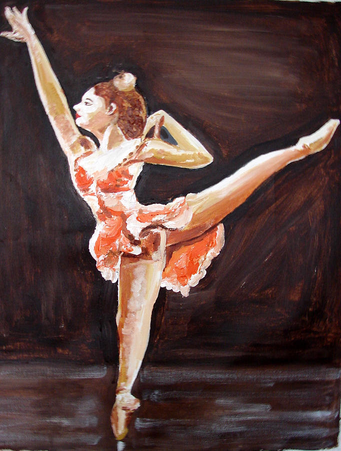 U.s Ballet Dance-6 Painting by Anand Swaroop Manchiraju