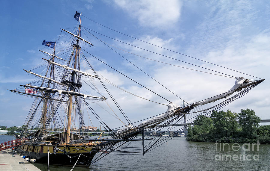 U.S. Brig Niagara Tall Ship Photograph by Michael Shake - Pixels