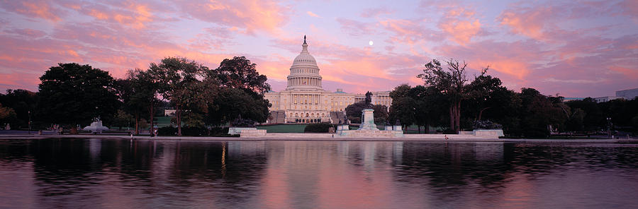 Architecture Photograph - Us Capitol Washington Dc by Panoramic Images