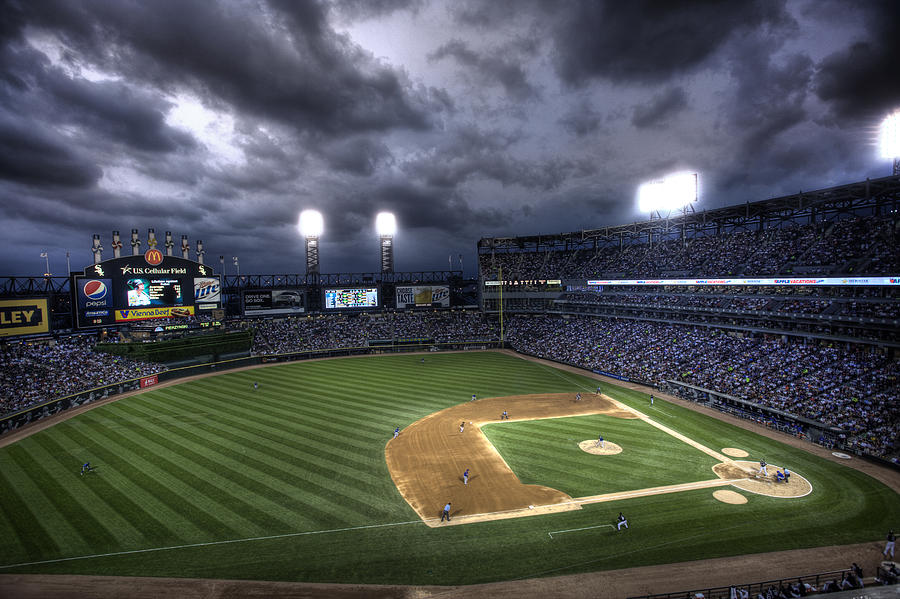US Cellular Field Twilight Photograph by Shawn Everhart