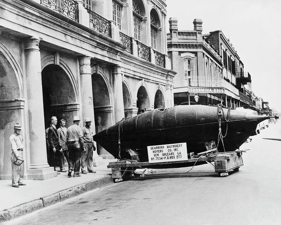 New Orleans Photograph - Us Civil War Submarine by Us Navy