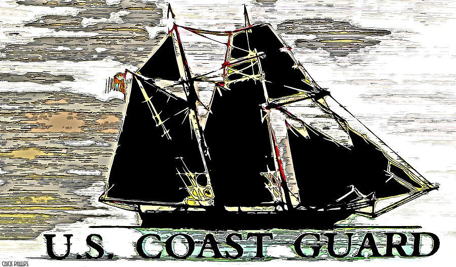 U.S. Coast Guard Digital Art by Chick Phillips - Fine Art America