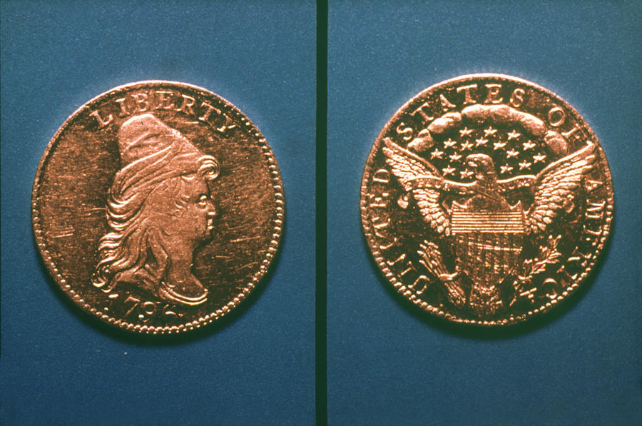 Eagle Photograph - U.s. Currency, 1796 by Granger