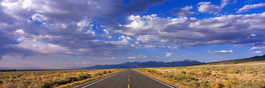 Great Sand Dunes National Park Photograph - Us Highway 160 Through Great Sand Dunes by Panoramic Images