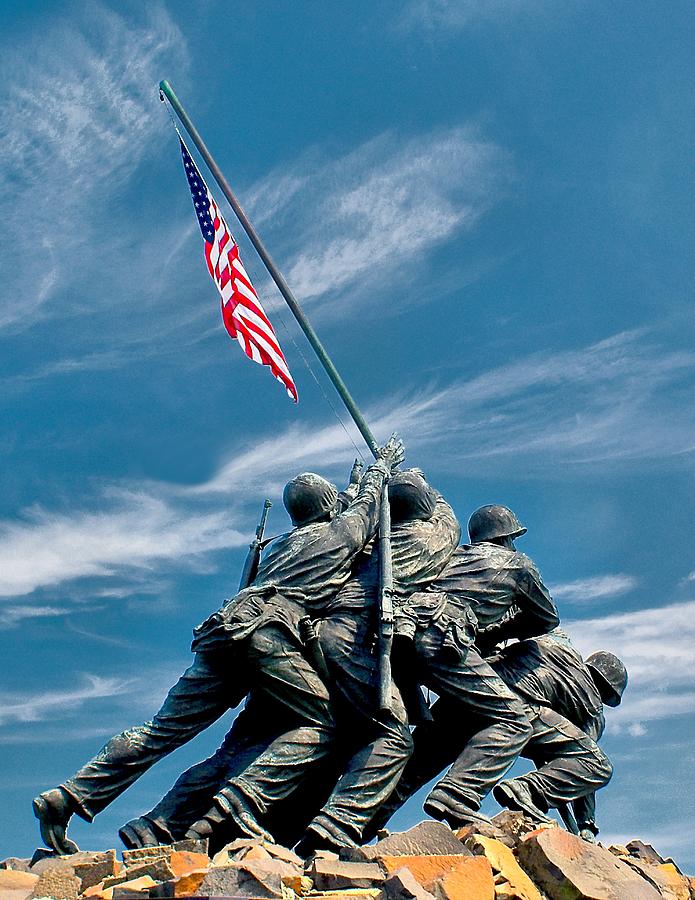 US Marine Corps War Memorial Photograph by Nick Zelinsky Jr