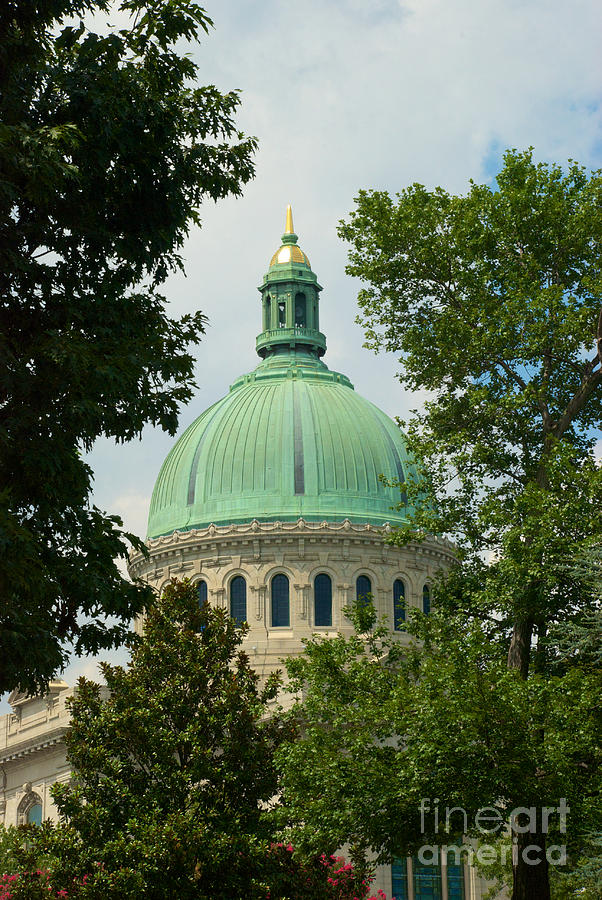US Naval Academy Chapel Dome Photograph by Mark Dodd