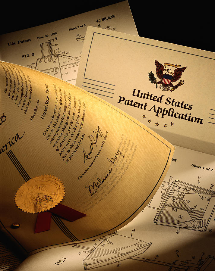 US patent application Photograph by Don Farrall