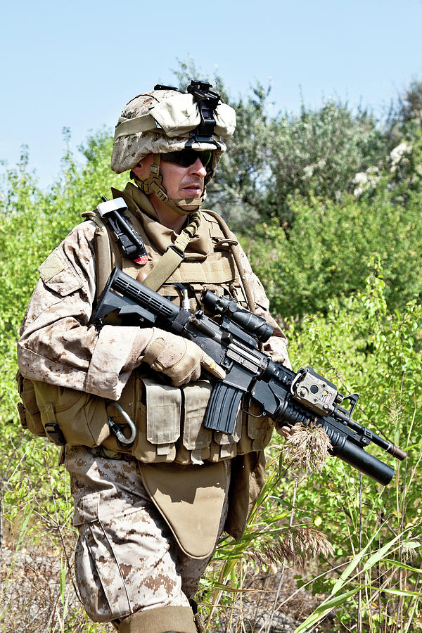 U.s. Soldier In The Jungle Photograph by Oleg Zabielin | Fine Art America