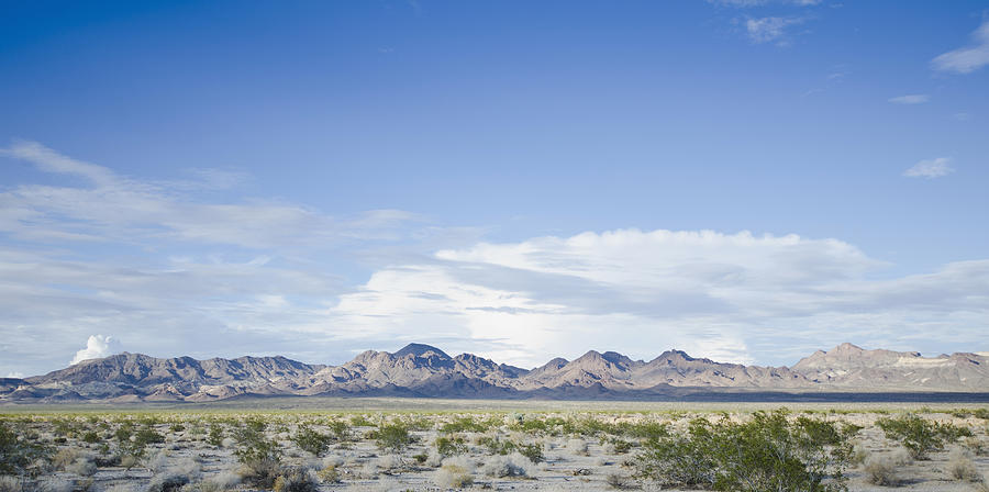 USA, California, Mojave Desert, View of desert along Route 66 Photograph by Chris  Hackett