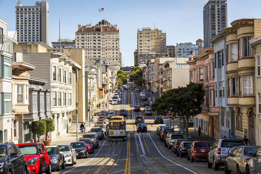 USA, California, San Francisco, Cable Car Photograph by RICOWde