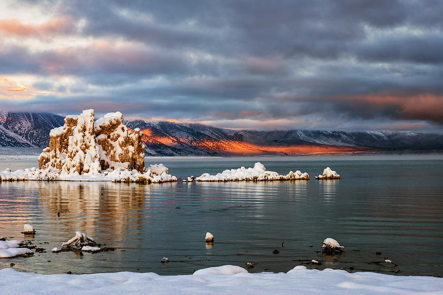 Usa, California, Sunrise At Mono Lake Photograph by Gary Weathers