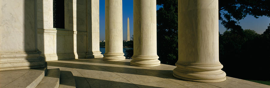 Jefferson Memorial Photograph - Usa, District Of Columbia, Jefferson by Panoramic Images