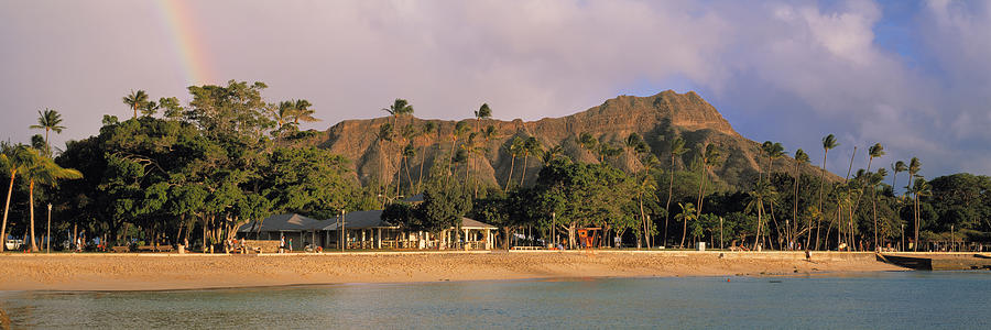 Usa, Hawaii, Oahu, Honolulu, Diamond Photograph by Panoramic Images