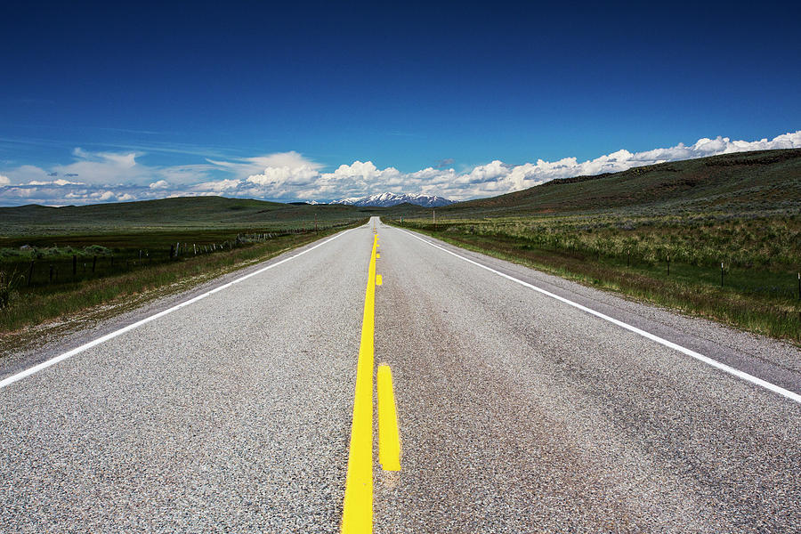 USA, Idaho, Highway Leading Photograph by Terry Eggers - Fine Art America