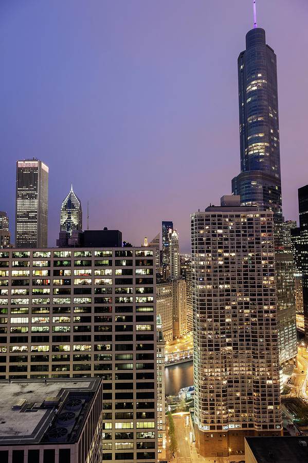 Usa, Illinois, Chicago, Cityscape Photograph by Henryk Sadura