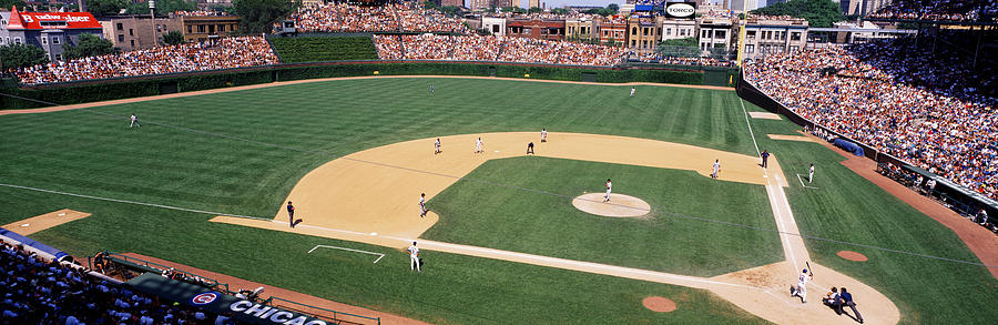 Usa, Illinois, Chicago, Cubs, Baseball Photograph by Panoramic Images