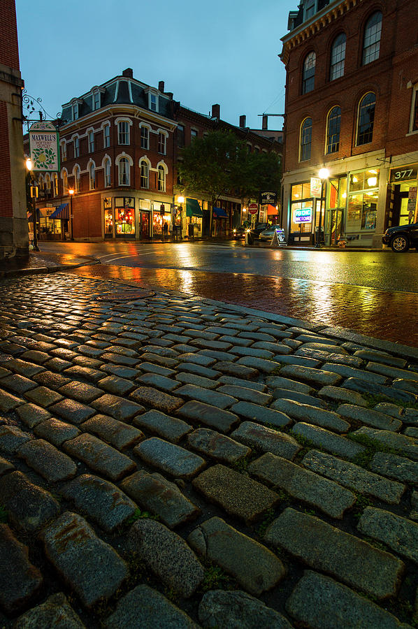 Usa, Maine, Portland, Fore Street At Photograph by Tetra Images