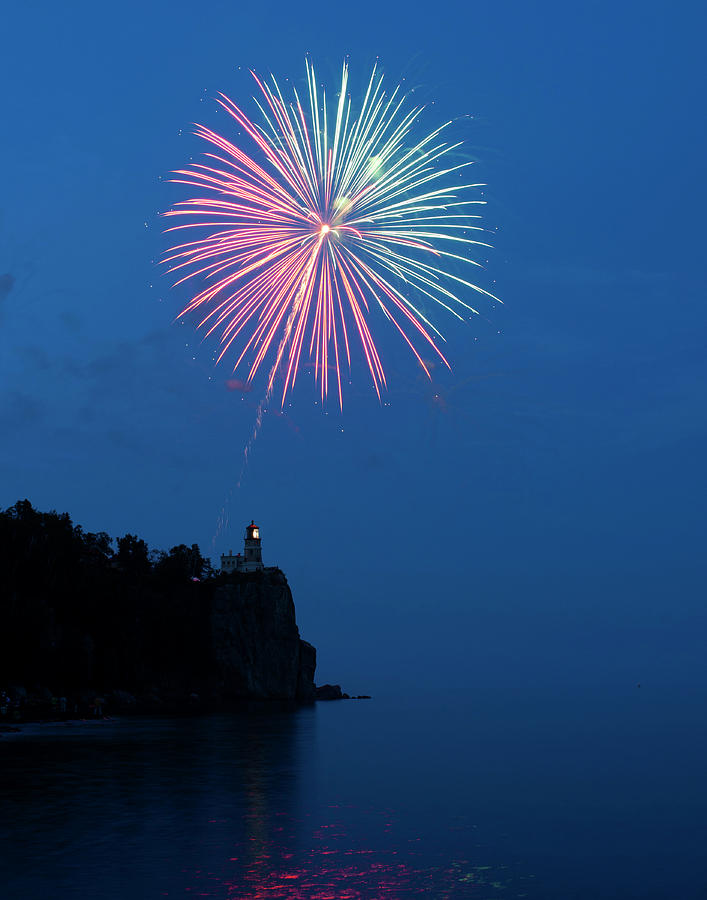 USA, Minnesota, Two Harbors, Split Rock Photograph by Peter Hawkins