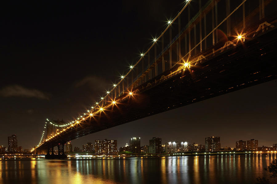 Usa, New York, View Of Manhattan Bridge Photograph by Westend61