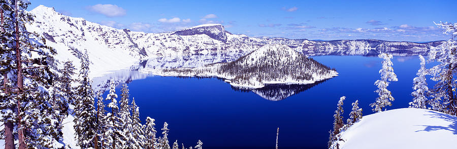 Usa, Oregon, Crater Lake National Park Photograph by Panoramic Images