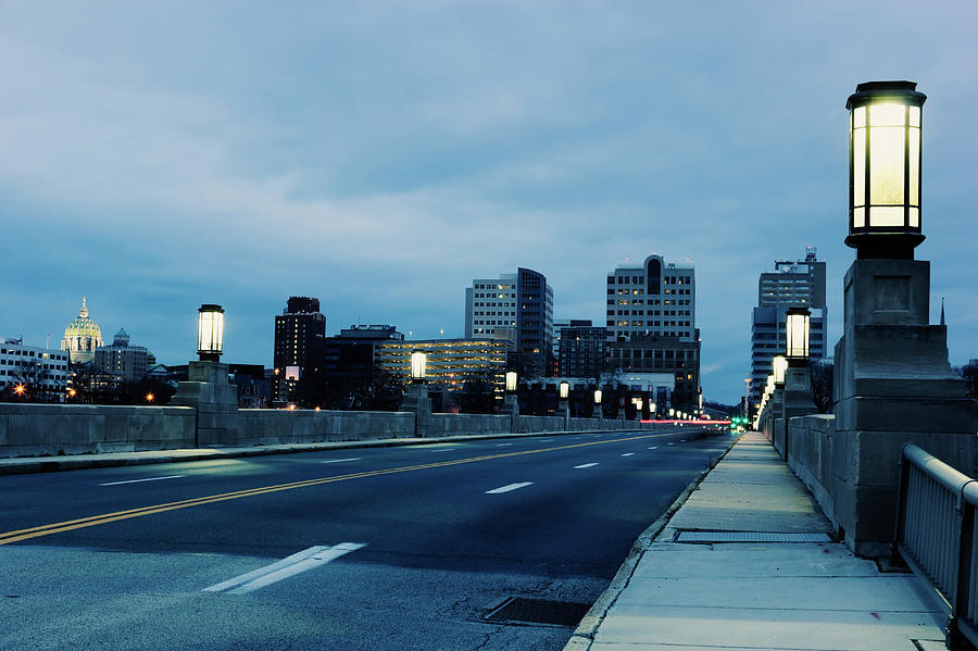 Usa, Pennsylvania, Harrisburg, Cityscape Photograph by Henryk Sadura