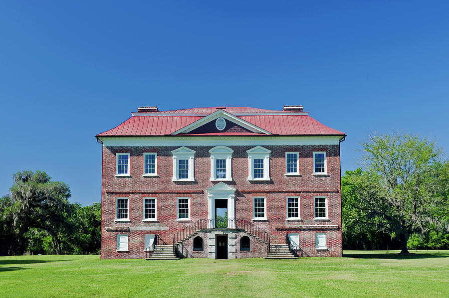 Architecture Photograph - USA, Sc, Charleston, Drayton Hall, 18th by Rob Tilley