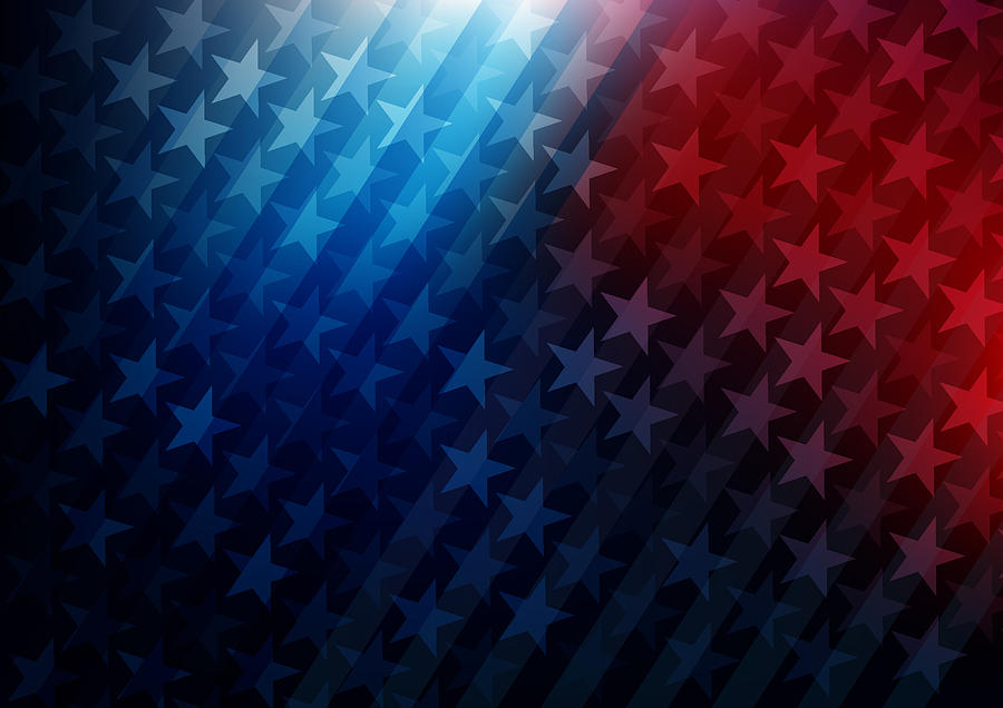 USA stars and stripes background Drawing by Simon2579