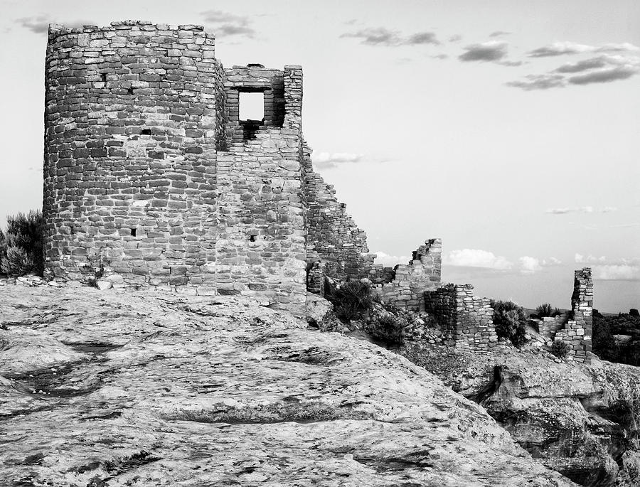 Black And White Photograph - USA, Utah Ruins Of Hovenweep National by Jaynes Gallery