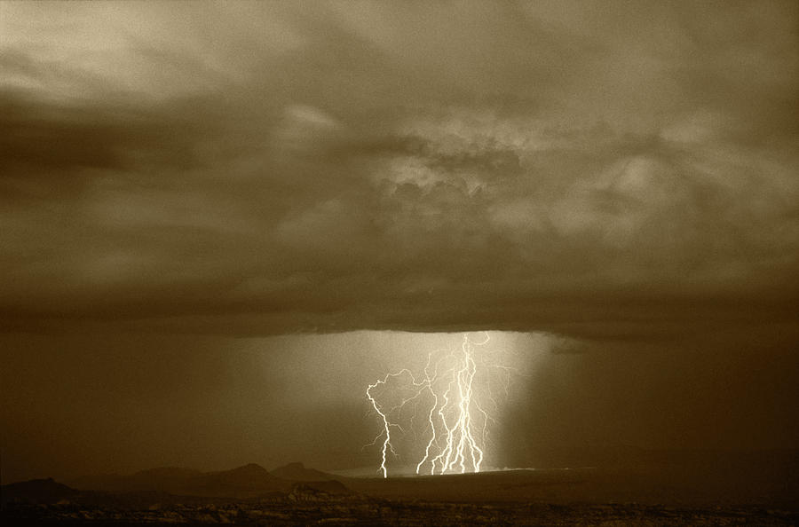 USA, Utah, Thunderstorm Over Cathedral Photograph by Scott T. Smith ...